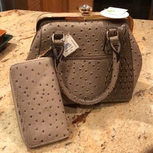 Vegan La Miel Purse with Matching Wallet